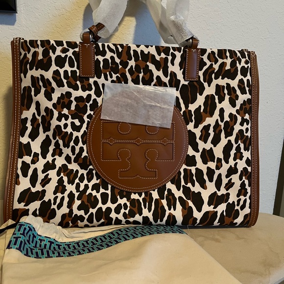 Tory Burch Handbags - Tory Burch Leopard Print Tote